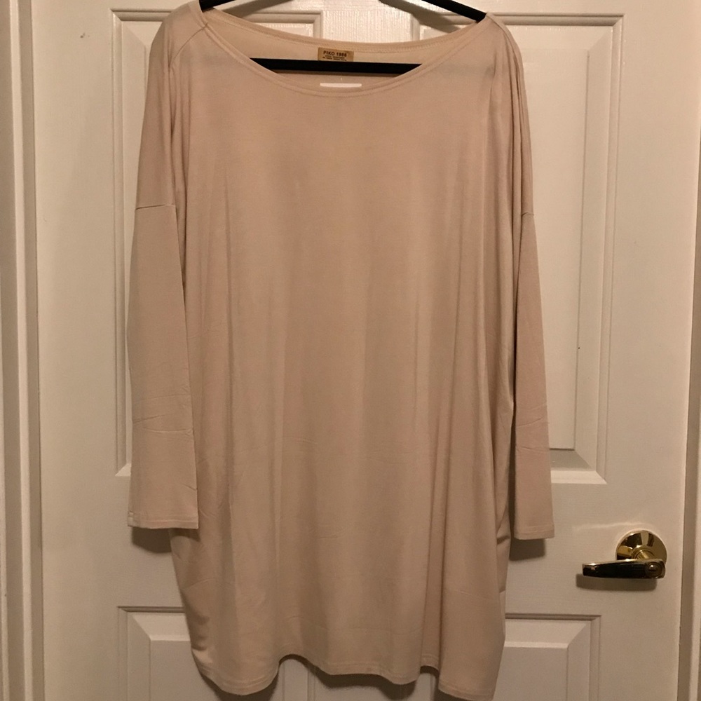 Piko Cream Dress